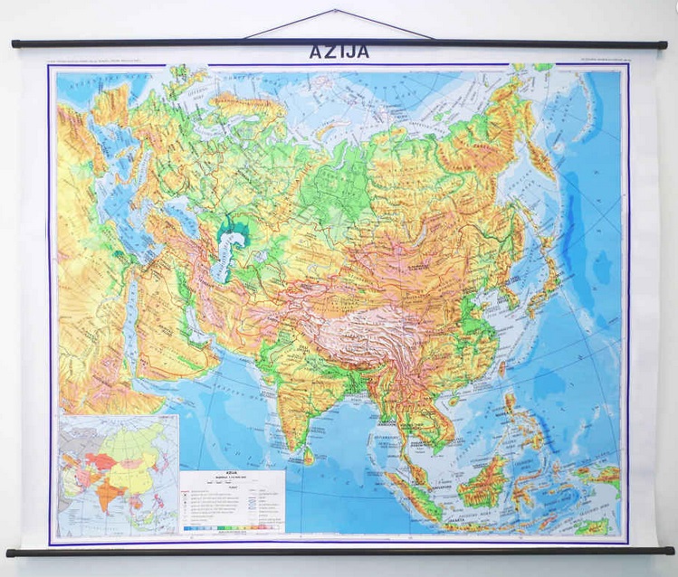 Karta Azija Mojaknjiga Katarina Zrinski